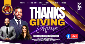 Purple Thanksgiving Conference Immagine condivisa di Facebook Template