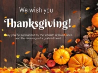 Thanksgiving Yard Sign template