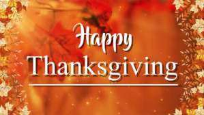 Czerwony Thanksgiving Celebration Affichage numérique Template