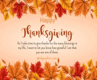 Thanksgiving Medium Rectangle template