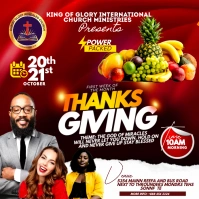 Thanksgiving Post Instagram template