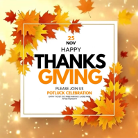 thanksgiving Carré (1:1) template