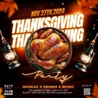 thanksgiving Publicación de Instagram template