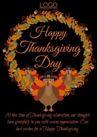 thanksgiving A2 template