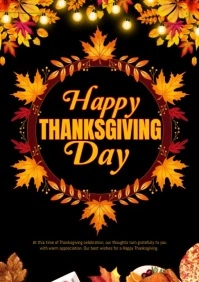 thanksgiving A2 template