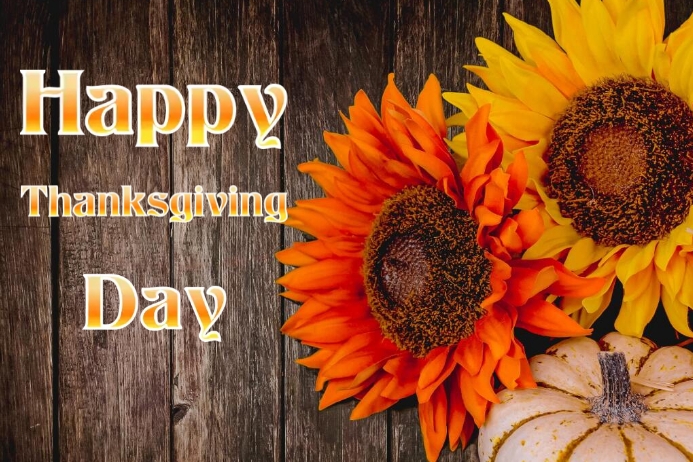 Thanksgiving Poster template