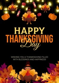 thanksgiving A3 template
