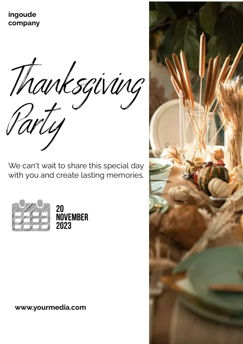 thanksgiving Template | PosterMyWall