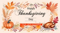 thanksgiving Affichage numérique (16:9) template