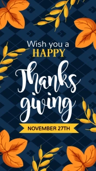 thanksgiving Instagram Story template