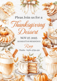 Thanksgiving A4 template