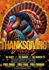 thanksgiving A6 template