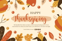 Thanksgiving Poster template