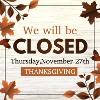 thanksgiving Instagram Post template