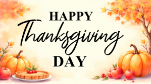 Yellow Thanksgiving Digitale Vertoning Template