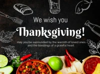 Thanksgiving Yard Sign template
