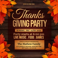 thanksgiving Square (1:1) template