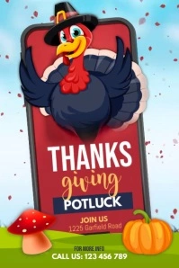 thanksgiving Poster template