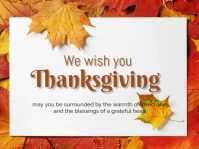 Thanksgiving Yard Sign template