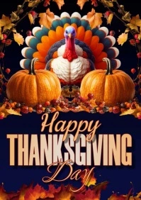 thanksgiving A4 template