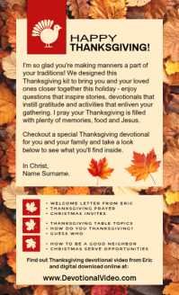 Kuning Thanksgiving Devotional Kit Legal AS Template
