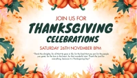 Thanksgiving dinner,event,sale Blog Header template
