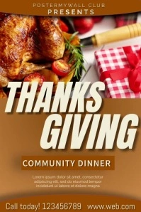 Thanksgiving dinner Tumblr-afbeelding template
