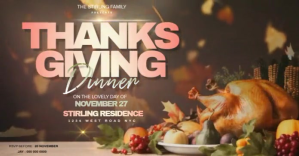Thanksgiving Dinner Invitation Template Facebook Shared Image