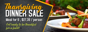 Bruin Thanksgiving Dinner Sale Facebook-coverfoto Template