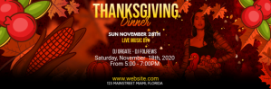 Thanksgiving Email header E-poskop template