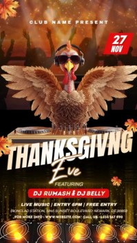 Thanksgiving Eve Template Digital Display (9:16)