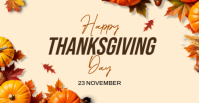 Thanksgiving Facebook Event Cover Okładka wydarzenia na Facebooku template