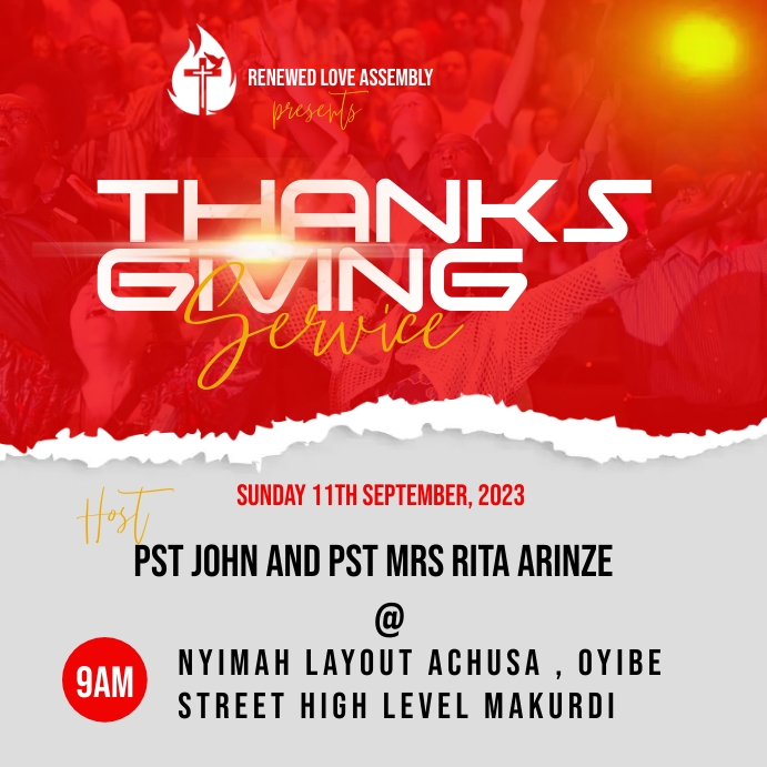 Copy of THANKSGIVING FLYER | PosterMyWall