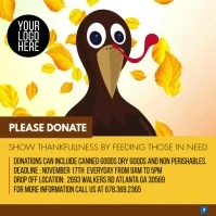 Thanksgiving Food Drive Square (1:1) template
