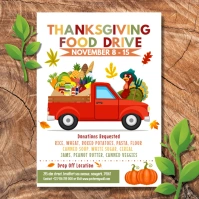 Thanksgiving Food Drive Instagram Post template