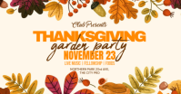 Thanksgiving Garden Party Facebook Shared Image template