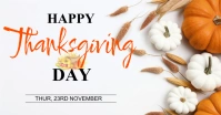 Thanksgiving Greeting Card Facebook Shared Image template