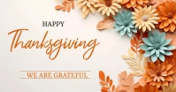 Thanksgiving Greeting Card Facebook Shared Image template