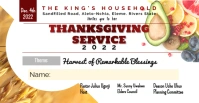 Thanksgiving Harvest (3) Facebook Event Cover template