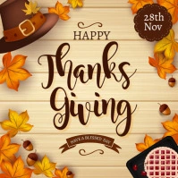 thanksgiving Instagram post template