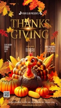 Thanksgiving Instagram Story template