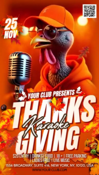 Thanksgiving Karaoke Instagram Story template