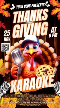 Thanksgiving Karaoke Instagram Story template