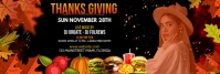 Thanksgiving LinkedIn Banner template