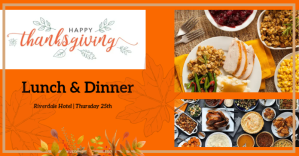 Rød Thanksgiving Dinner Event Image partagée Facebook Template