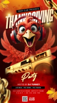 thanksgiving music night Indaba yaku-Instagram template