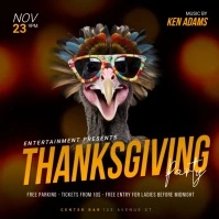 Thanksgiving party instagram post template Wpis na Instagrama