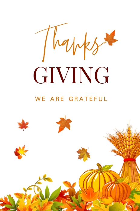 Thanksgiving Pinterest Template | PosterMyWall