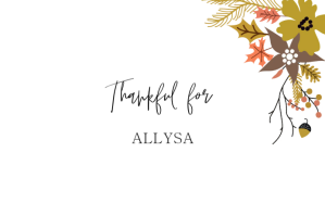 thanksgiving place card template Etykieta
