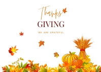 Thanksgiving Postcard Template PosterMyWall